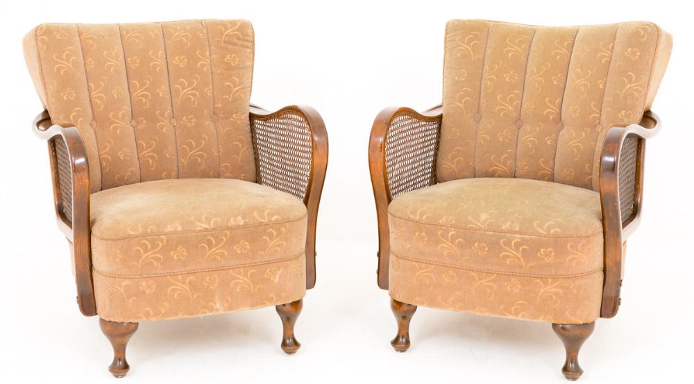 Pair of Art Deco Club Chairs