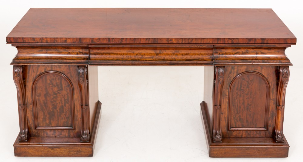 Superb Quality Mahogany Pedestal Sideboard