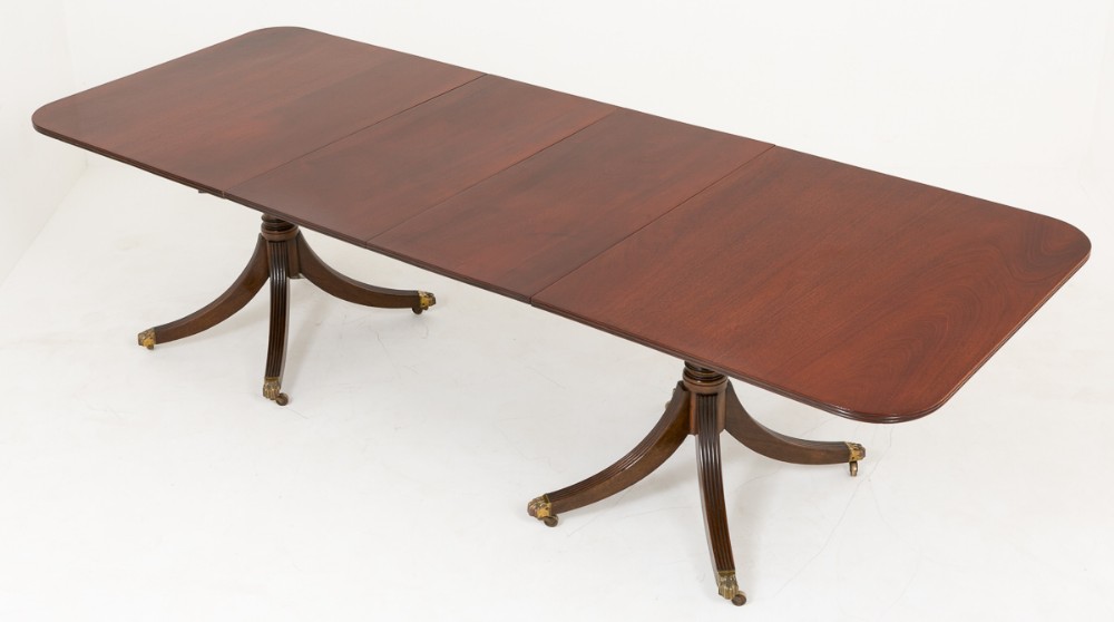 Mahogany Regency Style Dining Table