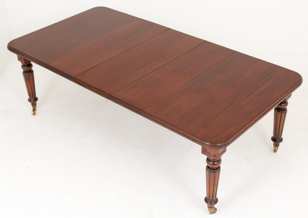 Mahogany William IV Extending Dining Table
