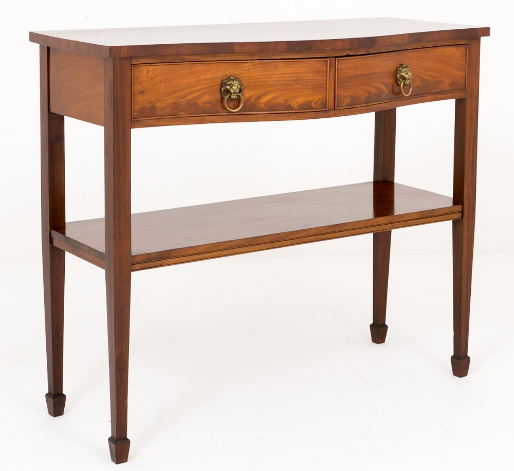 Mahogany Serpentine Server