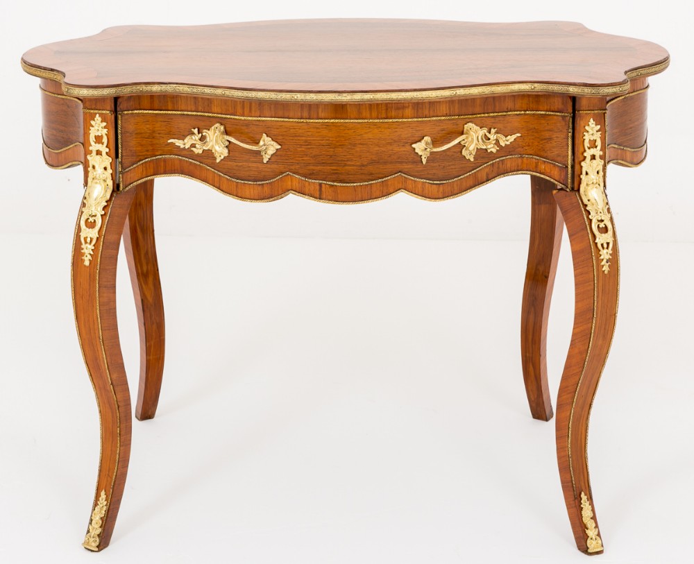 Superb French Walnut and Kingwood Centre Table