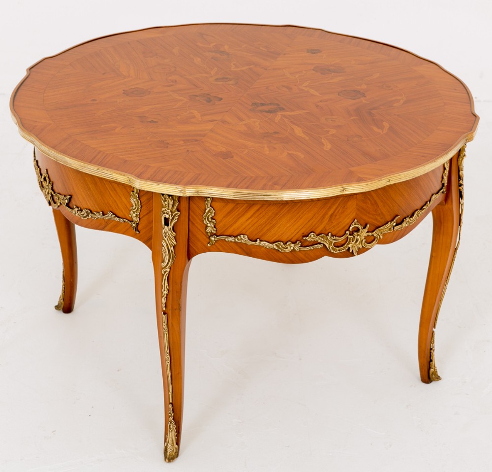 Superb French Walnut and Kingwood Coffee Table