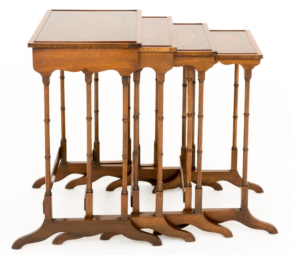 Mahogany Set of 4 Tables