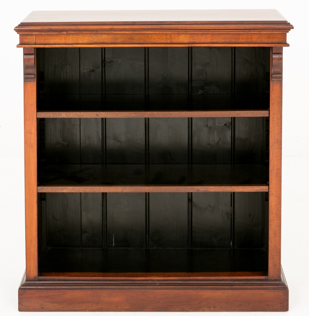 Victorian Mahogany Open Bookcase