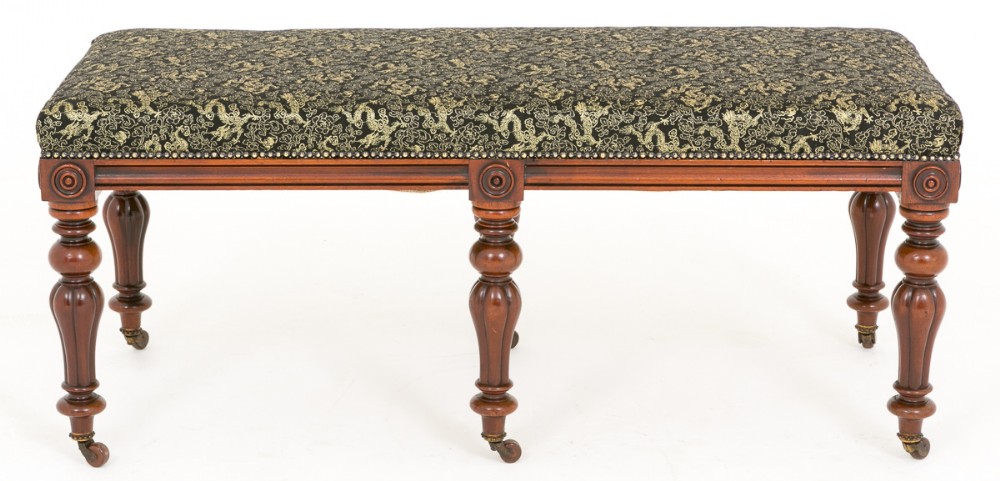 Victorian Duet Piano Stool
