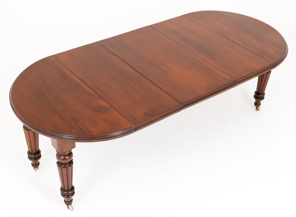 William IV Mahogany Circular Extending Dining Table