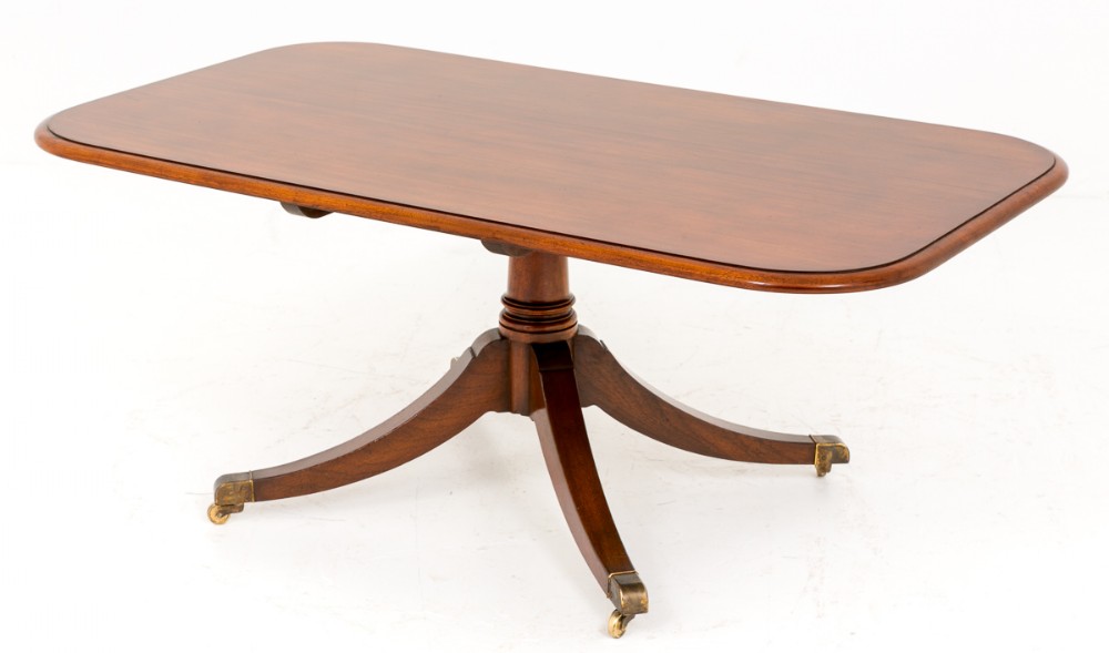 Mahogany Regency Style Coffee Table