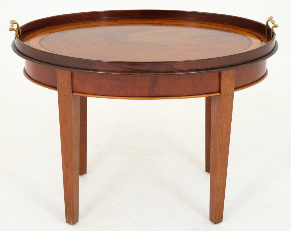 Mahogany Sheraton Revival Coffee Table