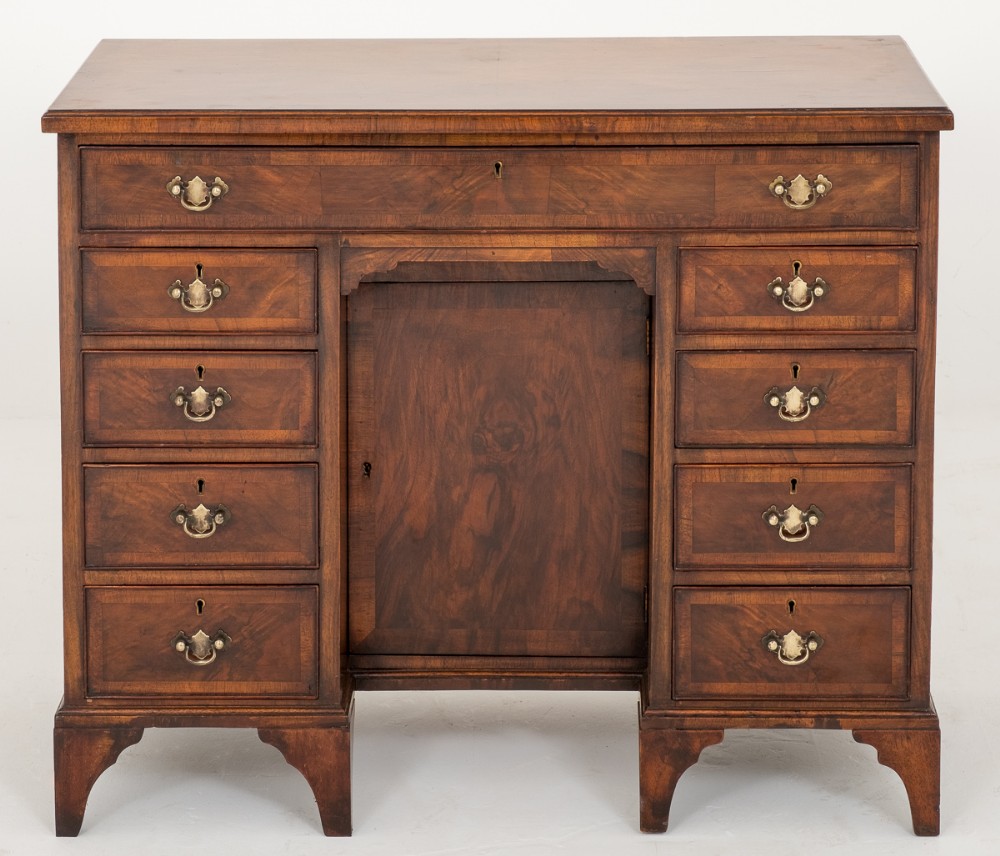 Walnut Desk with Georgian Influences