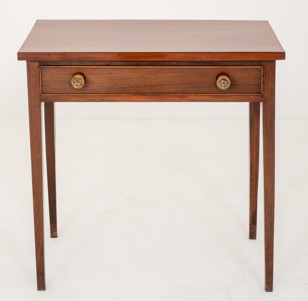 Regency Mahogany One Drawer Side Table