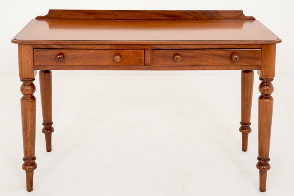 Victorian Mahogany 2 Drawer Side Table