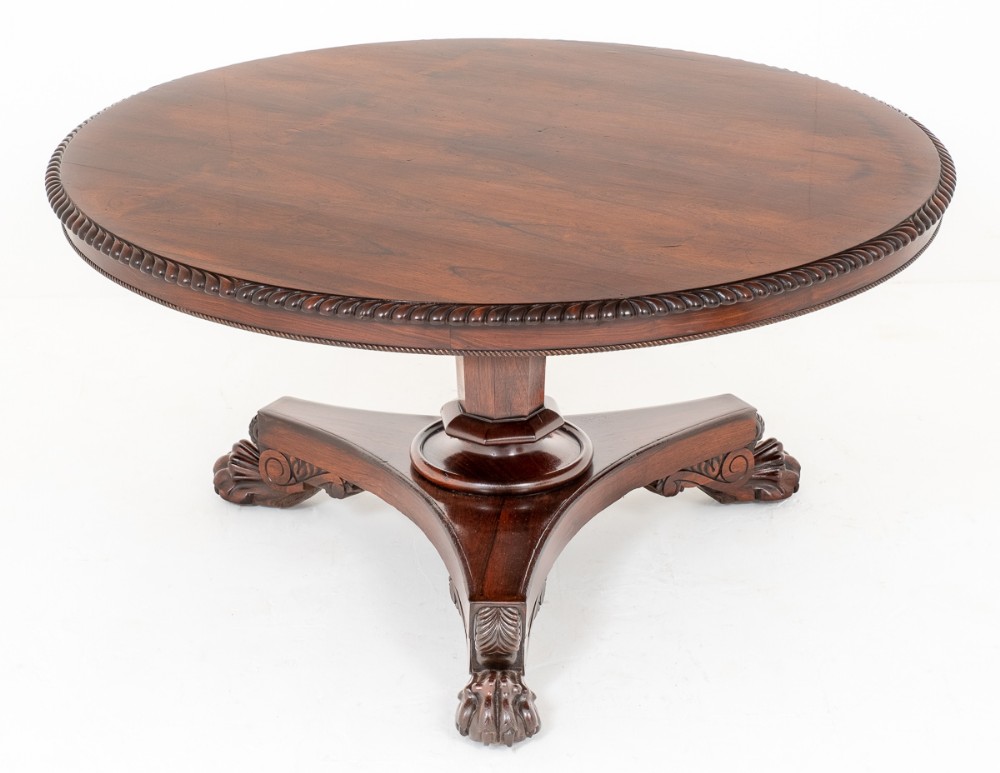 William IV Rosewood Centre Table