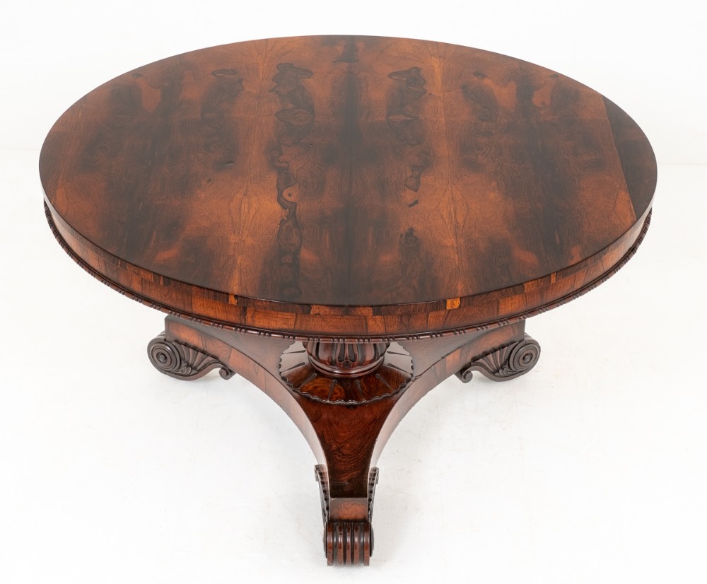 Good Quality William IV Rosewood Centre Table