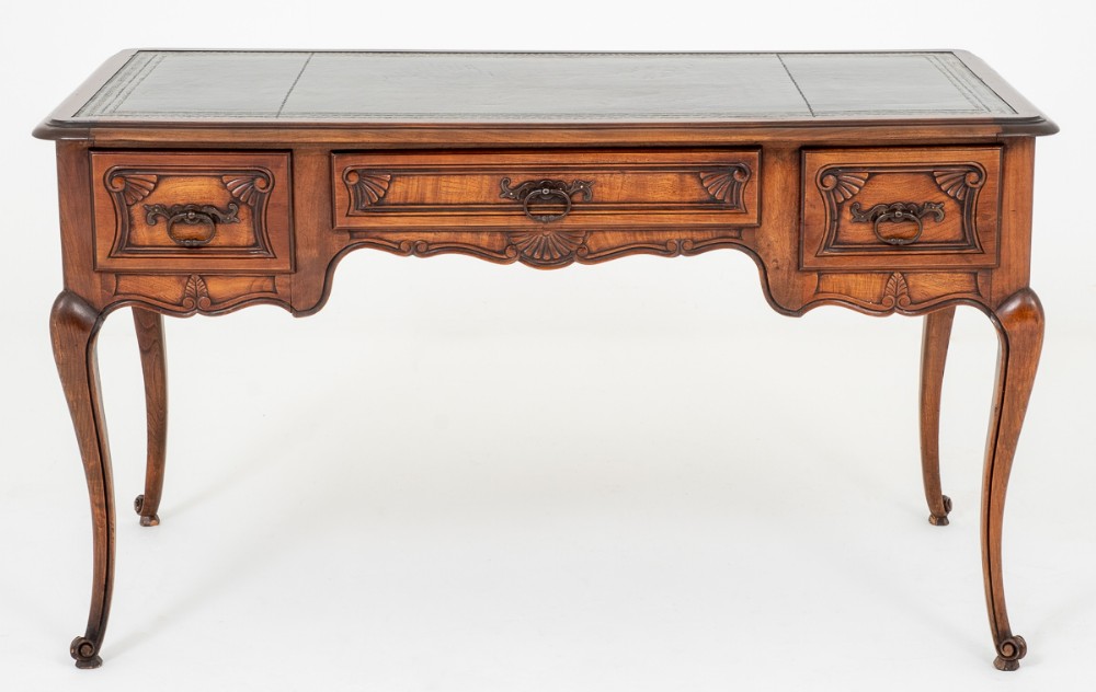 Pretty French Cherry Wood Writing Table