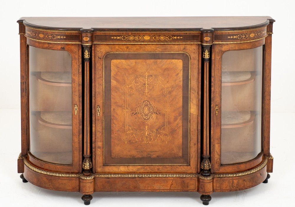 Superb Walnut Credenza