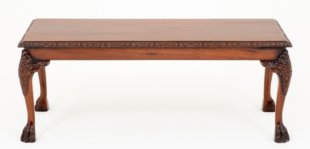 Mahogany Chippendale Style Coffee Table
