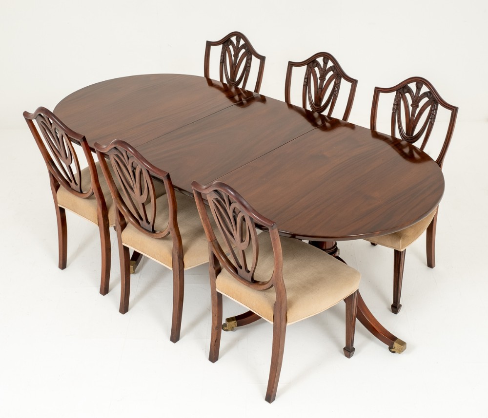 Mahogany Regency Style Dining Suite