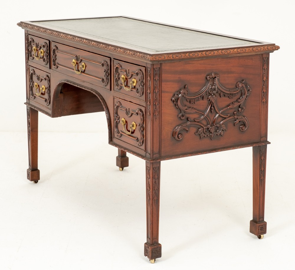 Superb Chippendale Style Writing Table