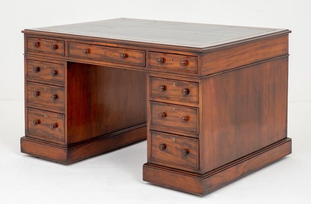 Mid Victorian Mahogany partners Desk