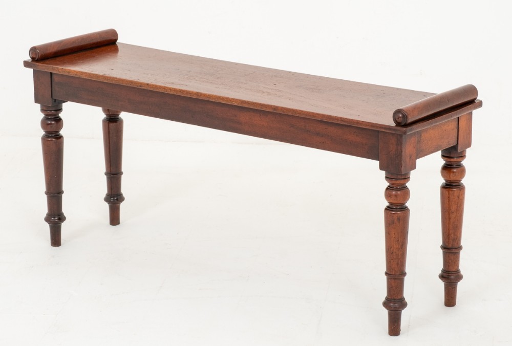 Victorian Mahogany Window Seat