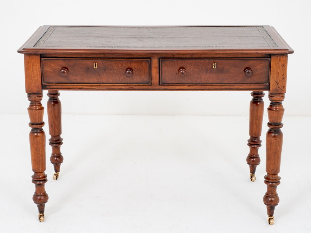 Victorian Mahogany 2 Drawer Writing Table