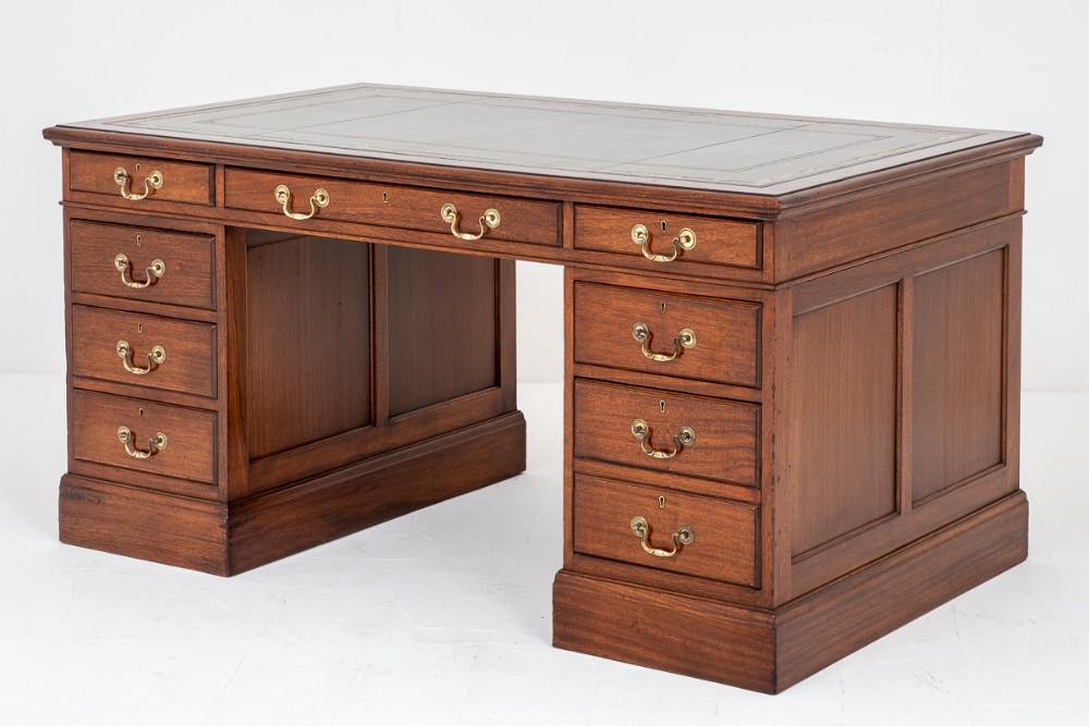 Mahogany Pedestal Desk