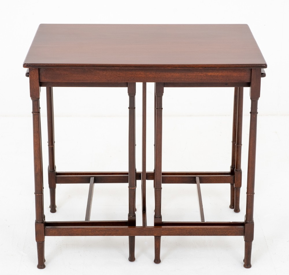 Mahogany Nest of 3 Tables