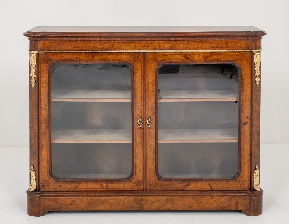 Stunning Victorian Walnut Pier Cabinet