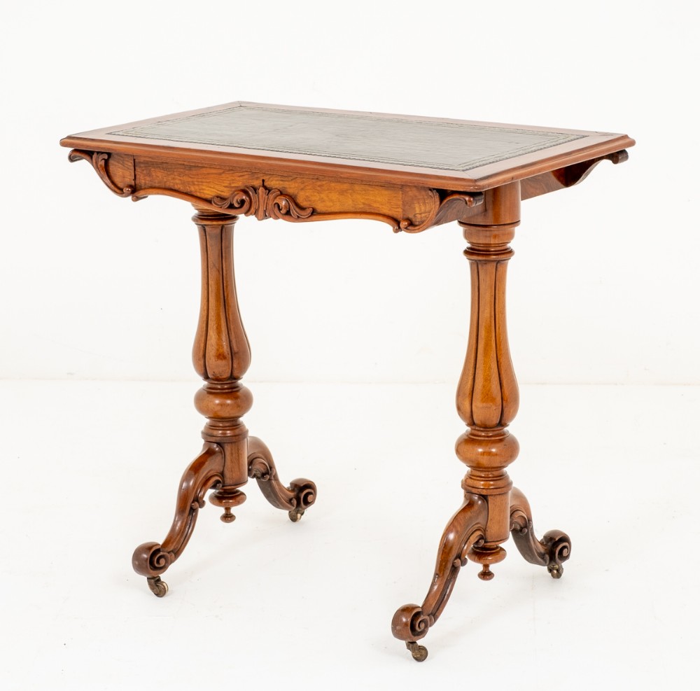 Victorian Walnut Writing Table