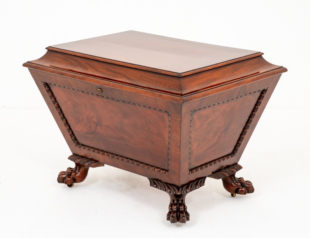 Stunning Chippendale Style Mahogany Wine Cooler