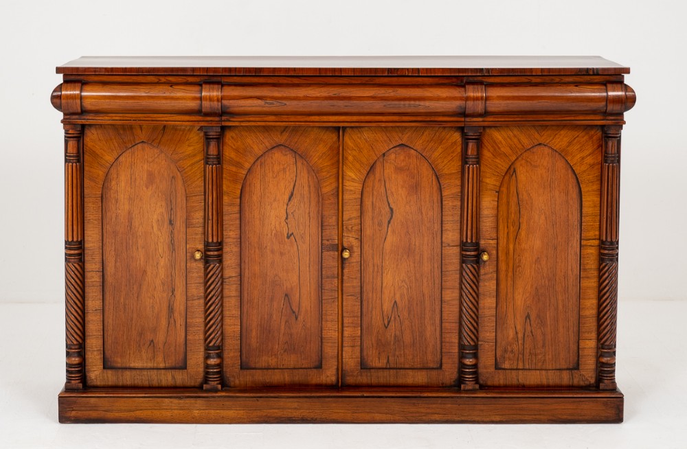 A Good William IV Rosewood Sideboard