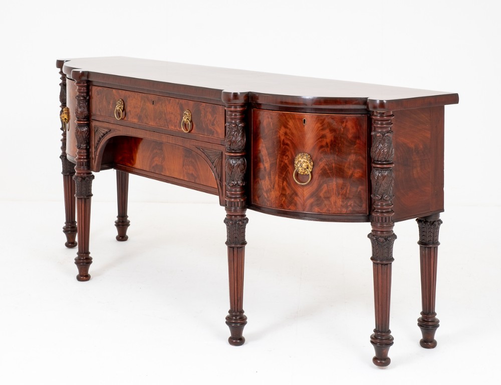 Magnificent mahogany regency sideboard 