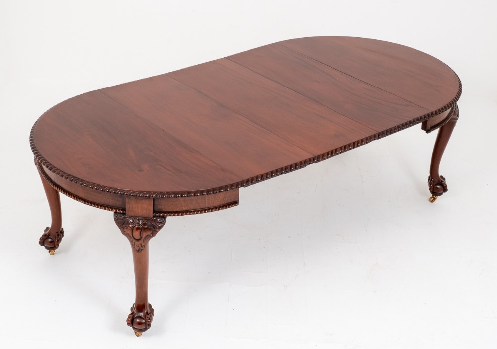 Chippendale Style Mahogany Extending Dining Table