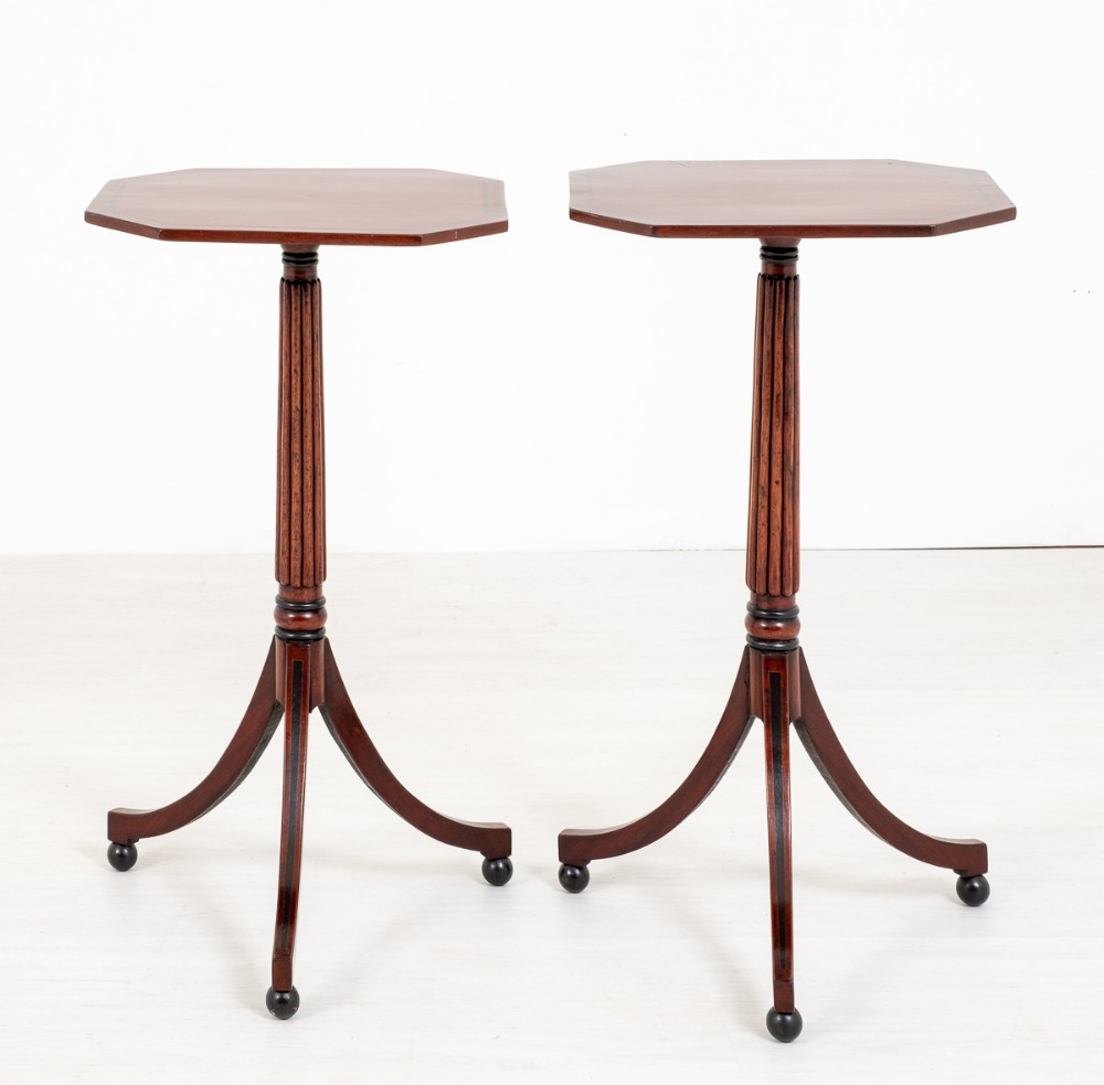 Pair of Regency Mahogany Wine Tables