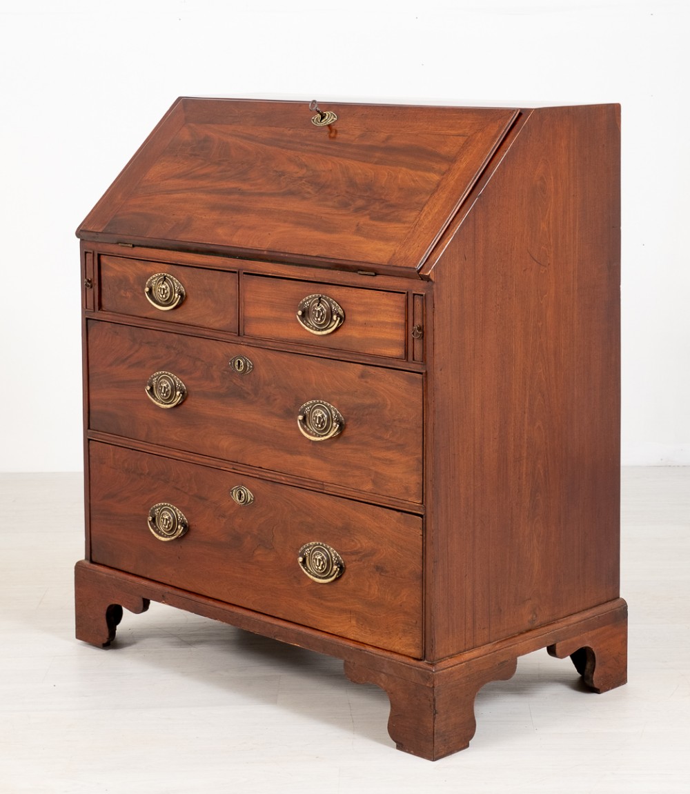 Georgian mahogany Bureau
