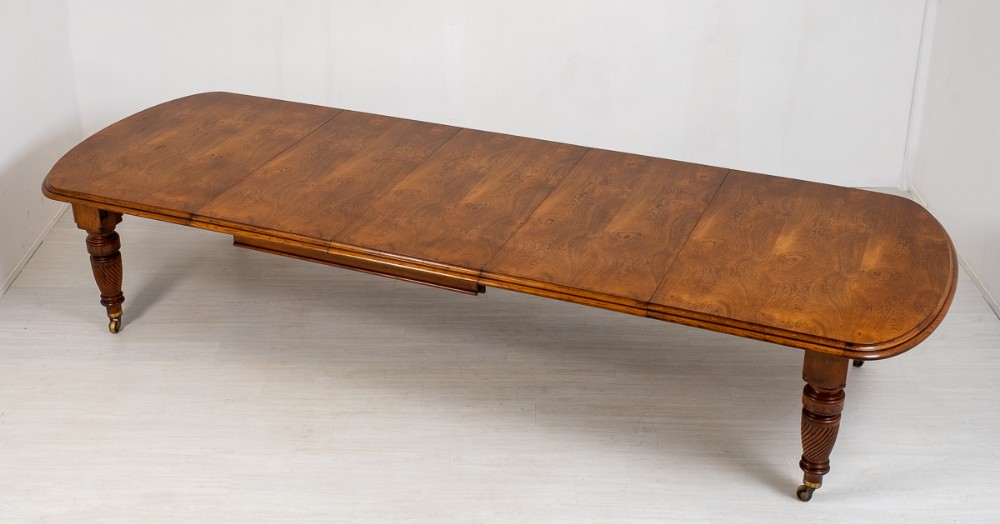 Victorian Oak Extending Dining Table