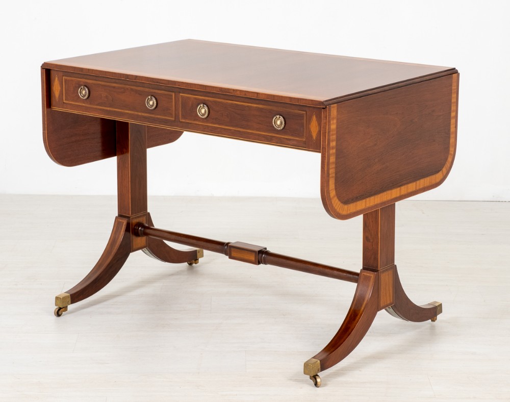 Regency Style Rosewood Sofa Table
