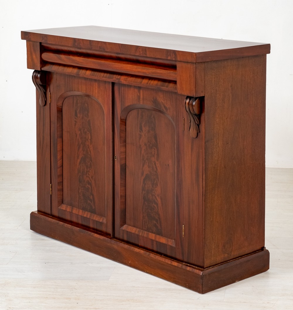 Victorian Mahogany 2 Door Side Cabinet