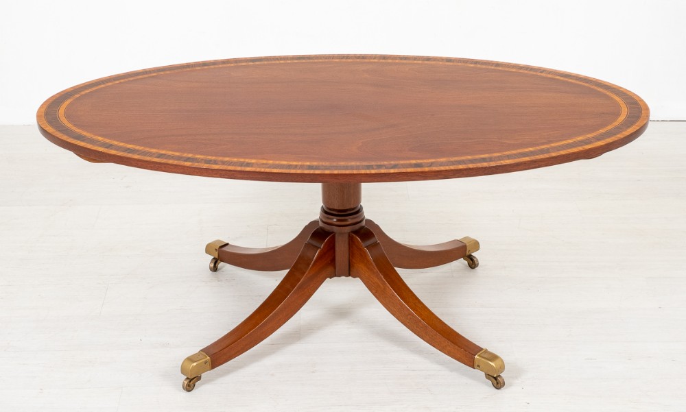 Regency Style Mahogany Coffee Table