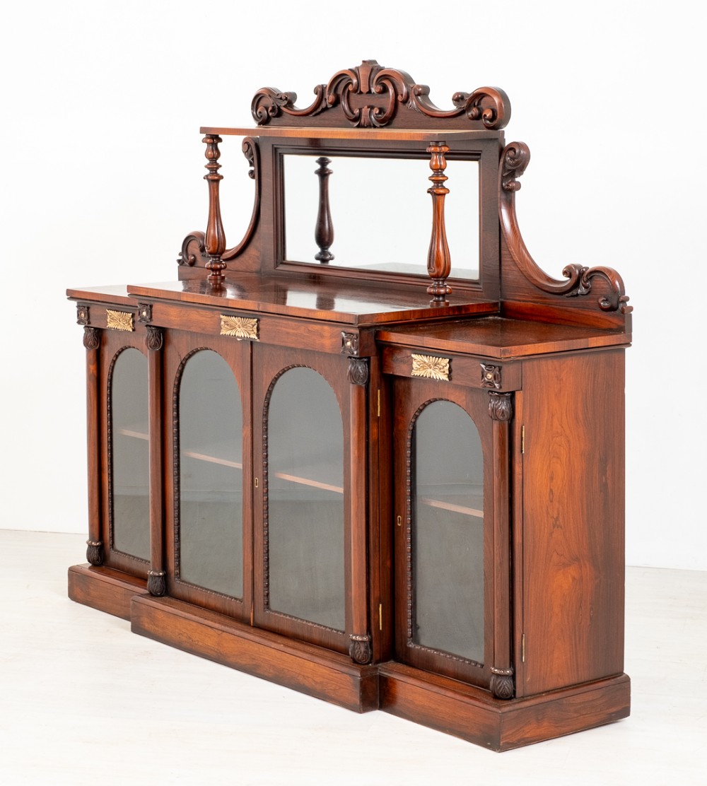 Impressive William IV Rosewood Side Cabinet
