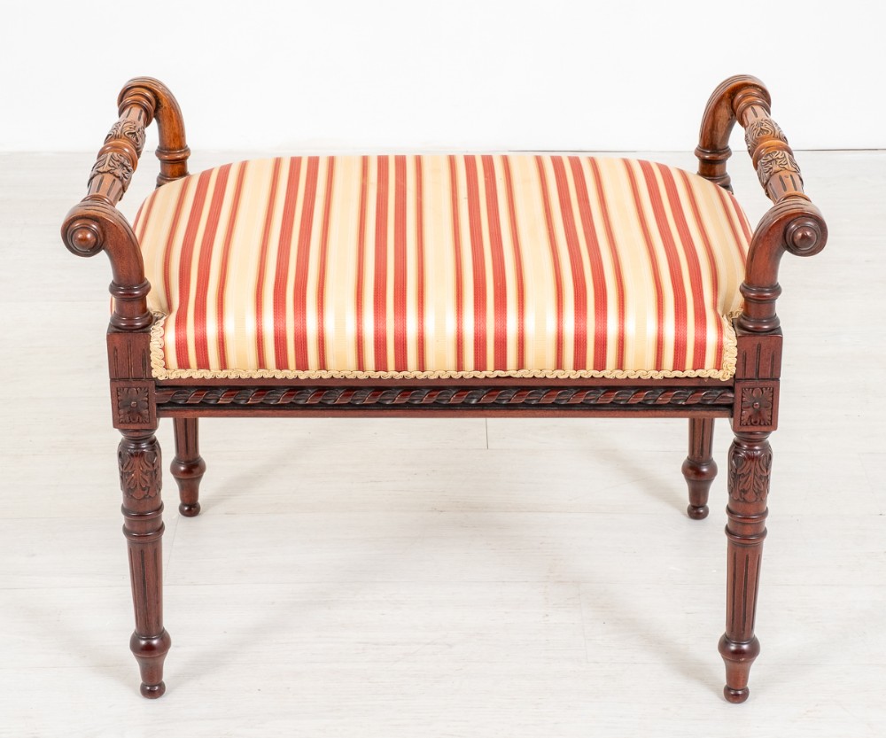 Pretty Mahogany Stool