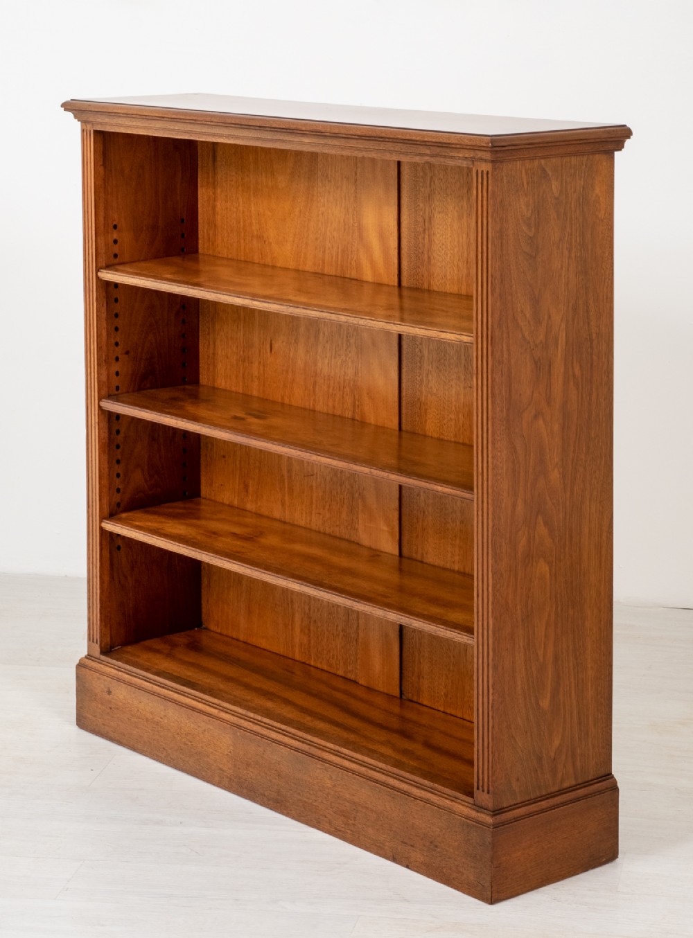 Victorian Walnut Open Bookcase