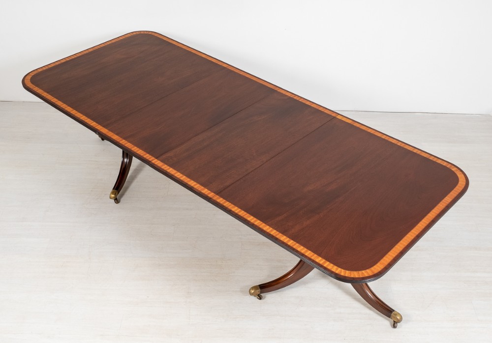 Regency Style Mahogany Dining Table