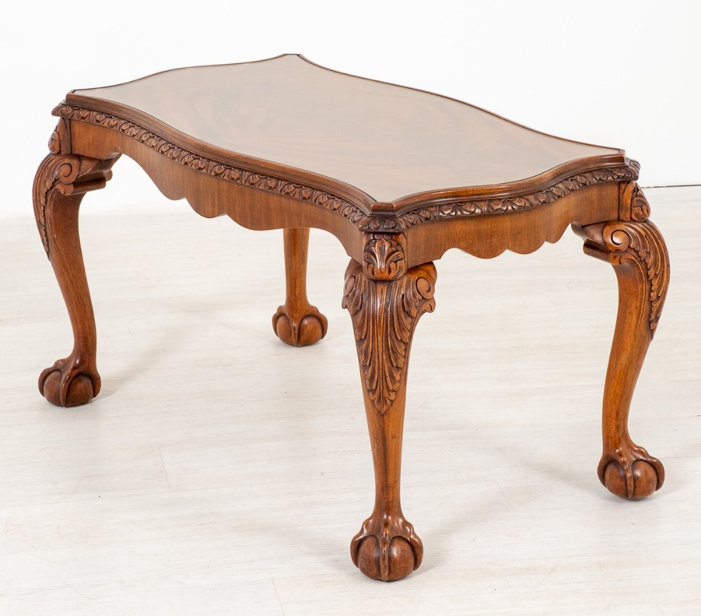 Mahogany Chippendale Style Coffee Table