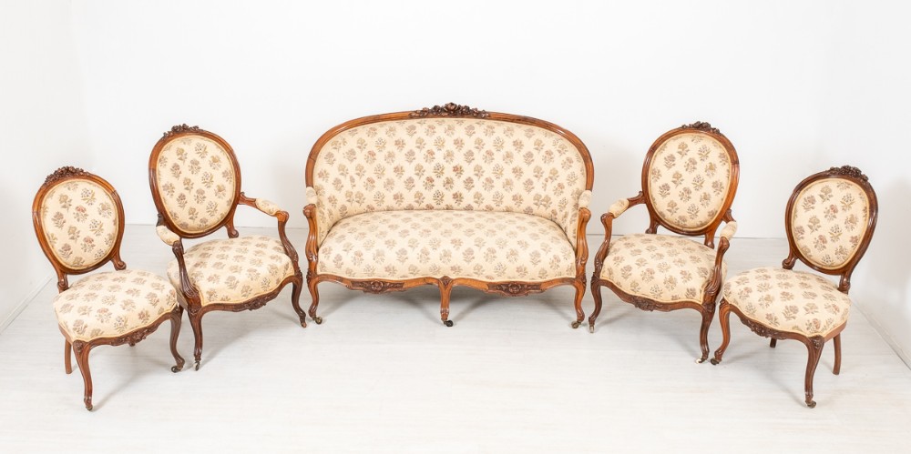 Victorian Rosewood Parlour Suite