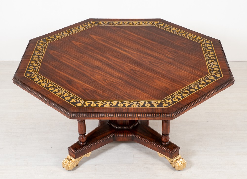 Amazing Regency Style Rosewood Centre Table
