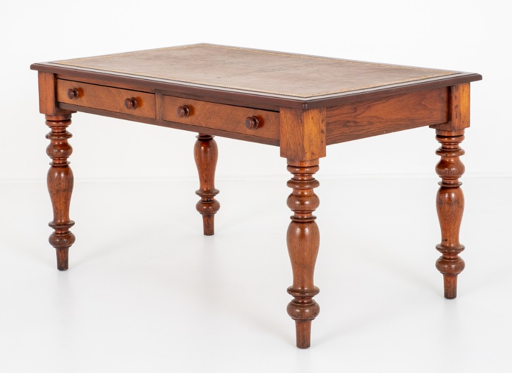 Victorian Mahogany 2 Drawer Writing Table