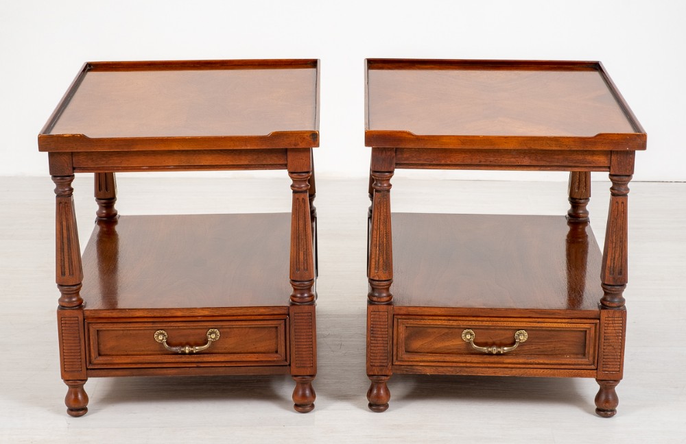 Pair of Mahogany End Tables
