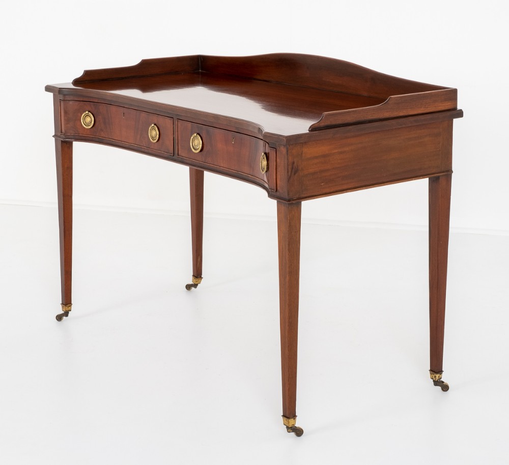 Mahogany Tray Top Side Table